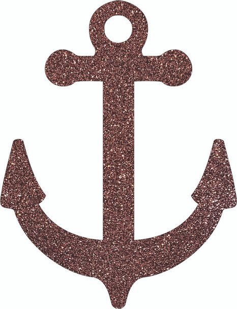 Anchor Acrylic Shape, Nautical Anchor Glitter Acrylic Cutout Craft