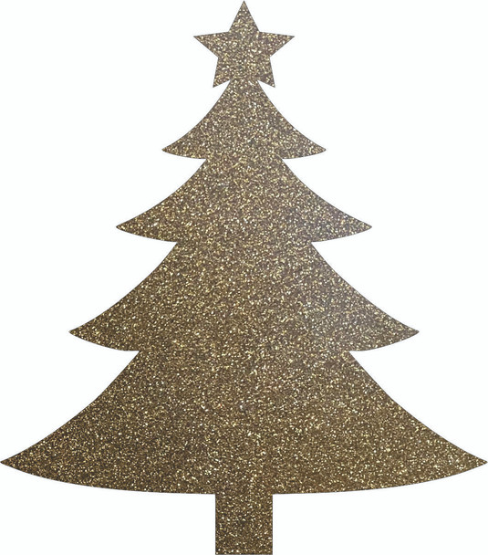 Christmas Tree with Star Acrylic Shape, Blank Craft