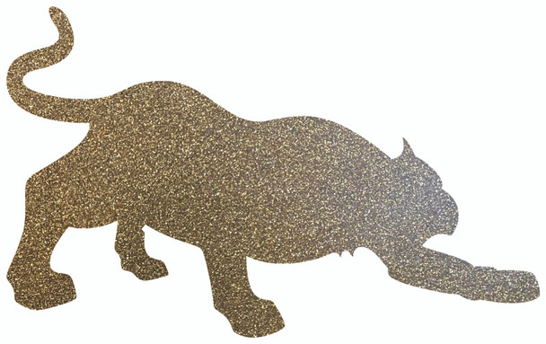 Blank Tiger Crouching Acrylic Cutout, Blank Tiger Acrylic Shape