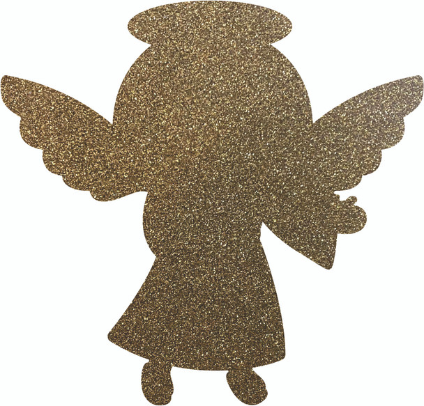 Christmas Angel Acrylic Cutout, Blank Christmas Craft Glitter Shape