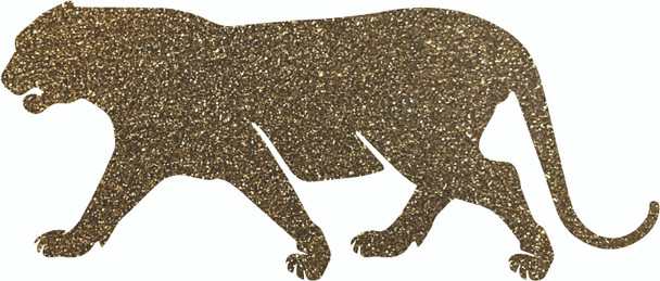 Acrylic Tiger Craft Cutout, Blank Acrylic Tiger Shape, Glitter