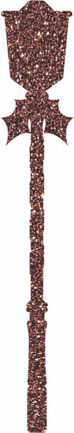 Acyrlic Christmas Street Lamp Blank Cutout, Glitter or Mirror Shape