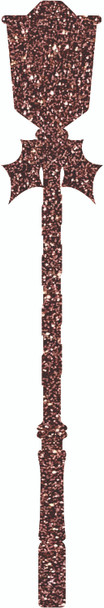 Acyrlic Christmas Street Lamp Blank Cutout, Glitter or Mirror Shape