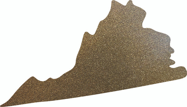 Virginia State Acrylic Shape, Glitter Acrylic Blank Craft, Decorative