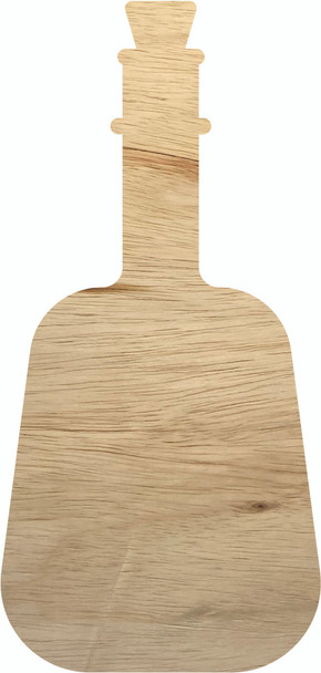 Bottle Craft Wood Cutout, Blank Halloween Bottle Shape, DIY