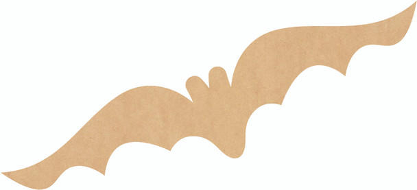 Halloween Bat Wood Shape, Unfinished MDF Craft Cutout