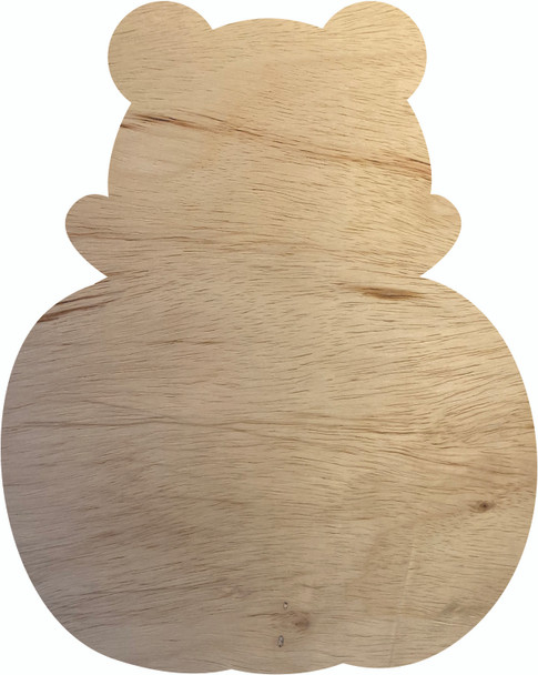 Frog Jack O' Lantern Shape, Blank Halloween Wood Craft
