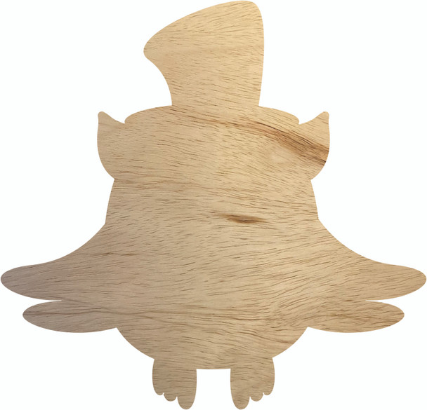 Blank Halloween Owl Wood Shape, Unfinished DIY Craft