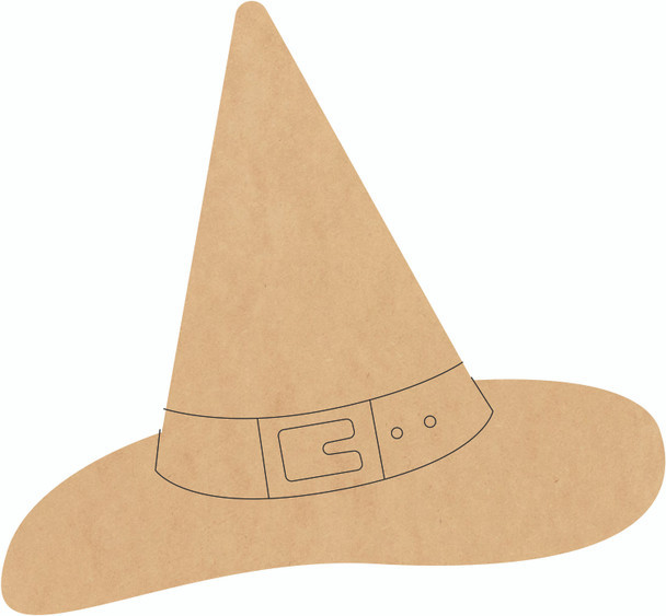 Acrylic Witch Hat Cutout, Halloween Shape, DIY Craft