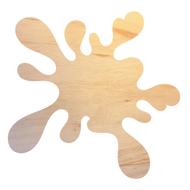 Wood Slime Craft Cutout, Halloween Real Wooden Shape