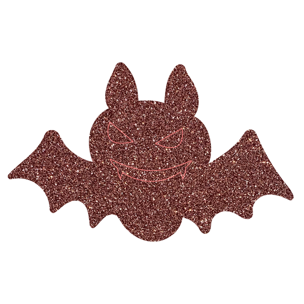 Cute Bat Acrylic Shape, Halloween Glitter Acrylic Craft
