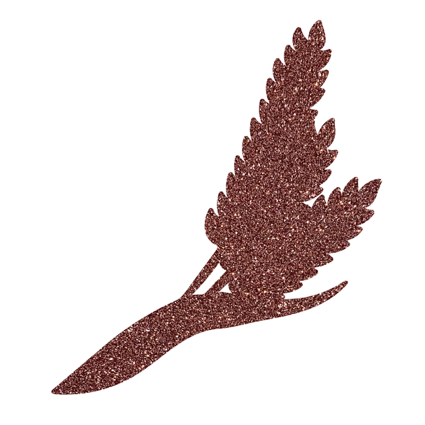 Fall Acrylic Wheat Grain Cutout, Glitter Craft Grain Shape