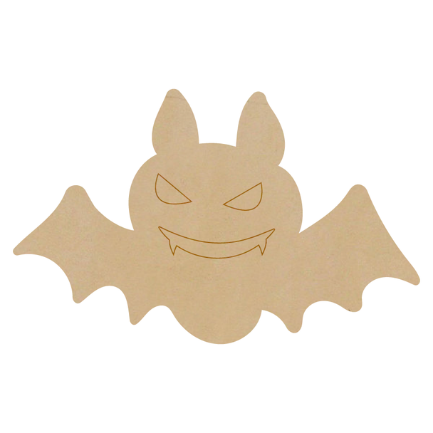 Cute Bat Leather Cutout, Leather Halloween Bat Shape