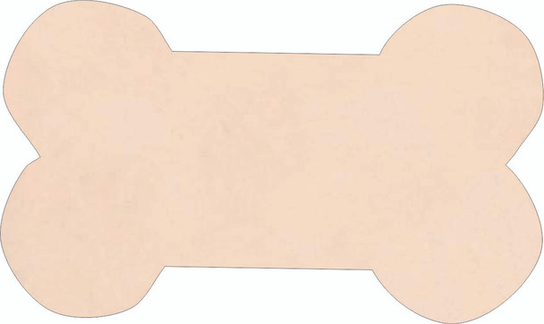 Dog Bone Leather Shape, Leather Dogbone Cutout