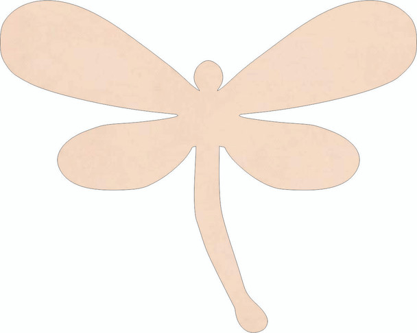 Dragonfly Leather Shape, Leather Dragonfly Craft Cutout