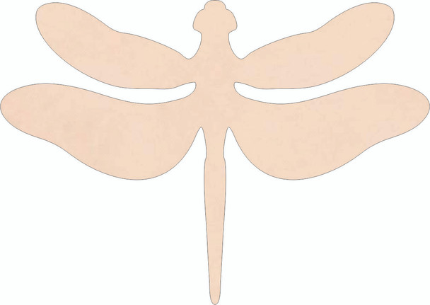 Leather Dragonfly Shape, Leather Dragonfly Craft Cutout