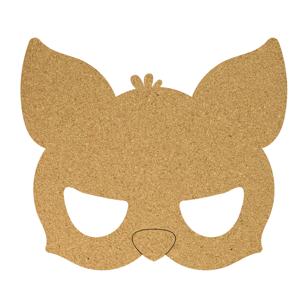 Cat Mask Cork Board Shape, Halloween Cat Cork Cutout