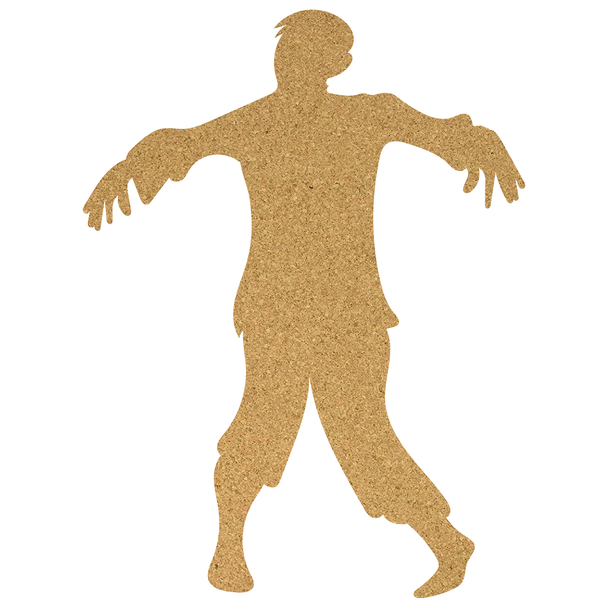 Zombie Man Cork Shape, Halloween Zombie Cork Board Cutout