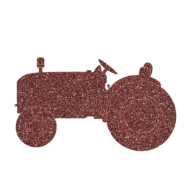 Tractor Farm Acrylic Shape, Glitter Tractor Fall Cutout