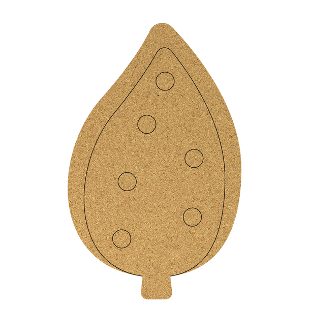 Winter Tree Leaf Cork Board Shape, Tree Leaf Cutout