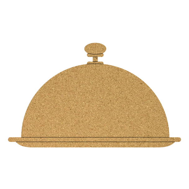 Food Plate Cork Board Shape, Food Plate Cover Craft Cutout