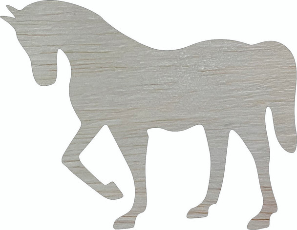 Unfinished Horse Shape, Paintable Animal Wall Craft