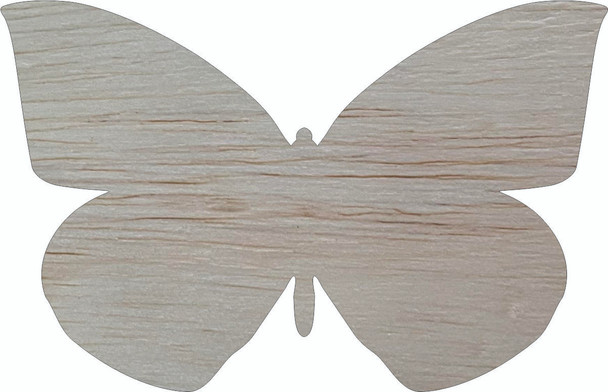 Wooden California Butterfly Cutout , Unfinished Wood Blank