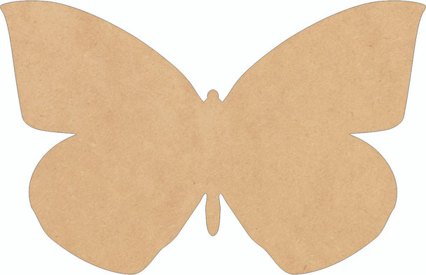 Wooden California Butterfly MDF Blank, Paintable DIY