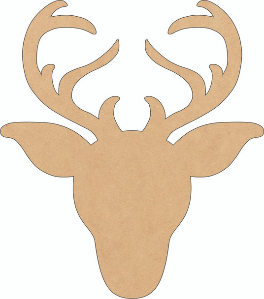 Reindeer MDF Wood Cutout, Do It Yourself VBS Craft