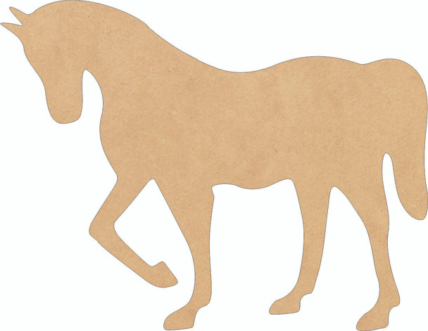 Unpainted Horse Shape DIY Craft, Kids VBS Cutouts