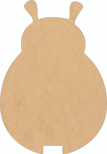 Wooden Ladybug Blank Shape, Unfinished Kids DIY Craft