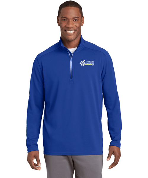 Mens Textured 1/4 Zip Pullover