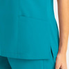  Momentum Mock Wrap Top - Teal 