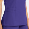  Momentum Mock Wrap Top - Grape 