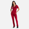  Momentum Double Vneck Top - Red 