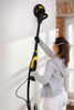 Mirka LEROS wall sander sanding a wall