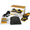 Mirka DEOS 3x5" Rectangular Electric Orbital Sander Box Contents