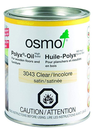 Osmo Polyx Hardwax Oil Satin 750ml Can