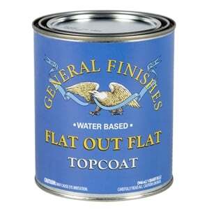 General Finishes flat out flat water-based topcoat finish