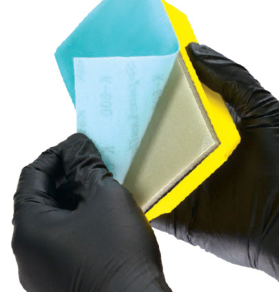 Super Assilex Sheet on 971-0035 Interface Pad and 00212 Foam Block