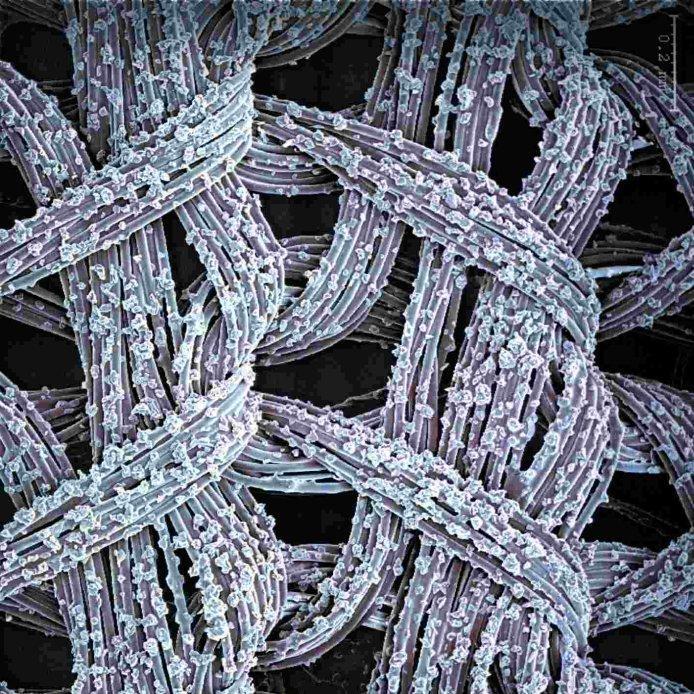 Foam Backed Mesh Finishing Buffing Pad