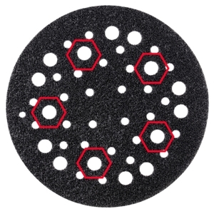 For 5" x 5 Hole Pattern Pads