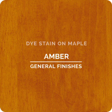 General Finishes Waterbased Dye Stain Amber