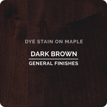 General Finishes Waterbased Dye Stain Dark Brown
