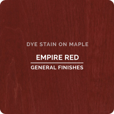 General Finishes Waterbased Dye Stain Empire Red