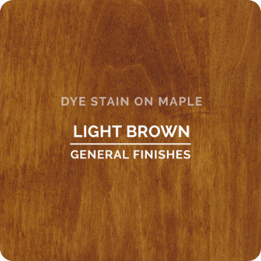 General Finishes Waterbased Dye Stain Light Brown
