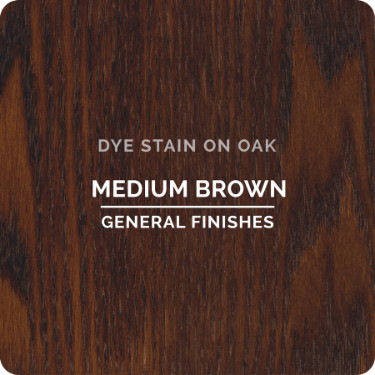 General Finishes Waterbased Dye Stain Medium Brown