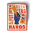 Sticker with a colorful illustration of a hand holding a ballot and the text "El Futuro Es En Tus Manos"