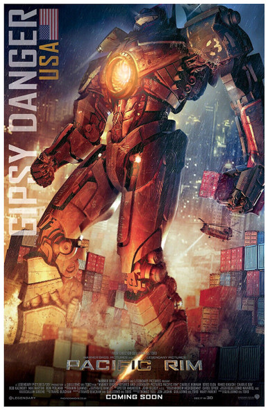 Pacific Rim Movie Poster -Gipsy Danger - Jaeger Poster (11 x 17 Inches)