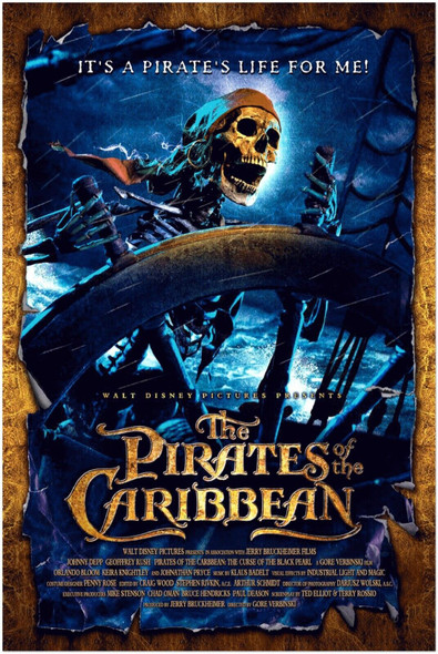 Pirates of the Caribbean - 2003 - Teaser Movie Poster Alternate